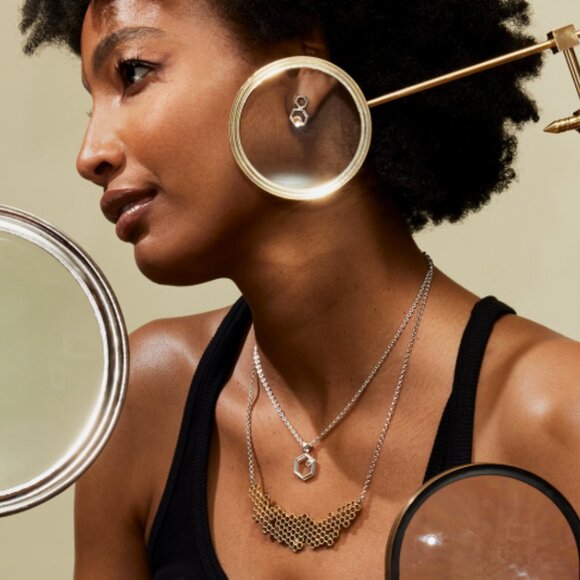 Mignon Faget Hive Collection Honeycomb Necklace - Picture 6 of 7